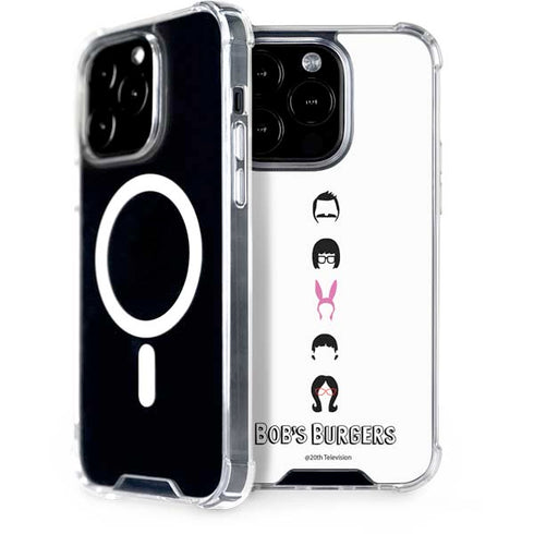 Bobs Burgers Silhouette iPhone 15 Pro MagSafe Case